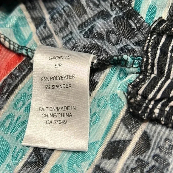 LE GRENIER Y2K,Multicolored,striped,lace,short sleeve top,retro,preppy,70 s vibe - Picture 11 of 13